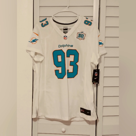 NFL Tops - NFL Women's Miami Dolphins Jersey #93 Size XL
